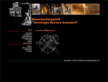 Tablet Screenshot of besucherbergwerk-kamsdorf.de